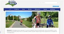 Desktop Screenshot of bikewalknc.org
